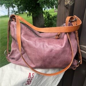 A.S.98 Leather Convertible Handbag AS98 Free People